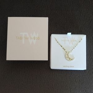 Tabitha Webb Crescent Moon Necklace Nib 